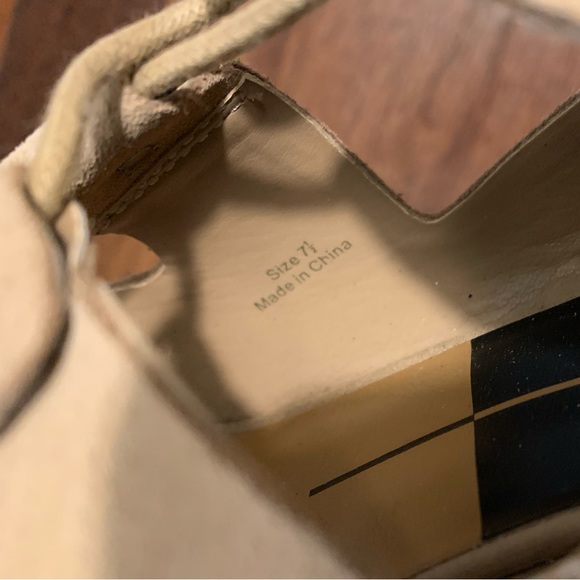 Dolce Vita Lorena Suede Lace Up Wedge Sandals Tan Size 7.5 - Picture 7 of 7